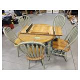 Table w/ 5 Chairs and Leaf