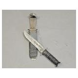 KBar Knife & Sheath WWII Era