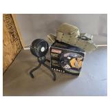 Coleman Black Cat Heater, Fan, Canteen w/ Belt