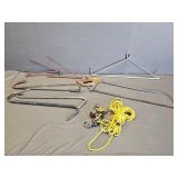 Meat Saw & Meat Hooks