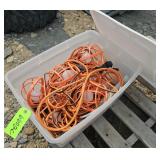 Tote of Construction Lights