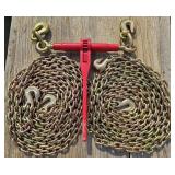 5400 lb Binder/ 2-  5/16" Chains
