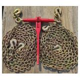 5400 lb Binder/ 2-  5/16" Chains