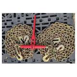 9200 lb Binder/ 2-  3/8" Chains