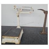 Vintage Scale and Shoe Last