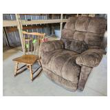 Rocking Chair & Brown Recliner