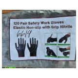 120 Pairs of Safety Work Gloves