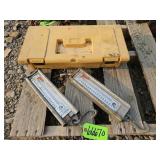 Yellow Tool Box & 2 - Hanging Scales