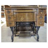 Antique White Sewing Machine