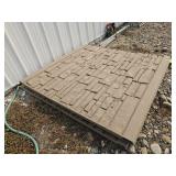 Faux Brick Privacy Panels