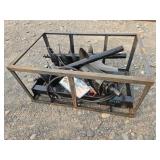 Skid Steer Auger w/ 3 Bits