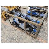 Skid Steer Auger w/ 3 Bits