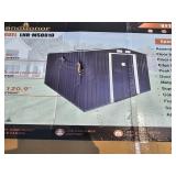 8 ft X 10ft Galvanized Apex Roof Metal Shed
