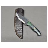 High Carbon Knife w/ Leather Sheath