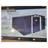 6 ft X 8 ft Galvanized Apex Roof Metal Shed