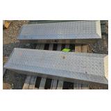 2-- Diamond Plate Side Mount Tool Boxes