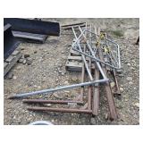 Divider Panel & Chain Link Gate & Lead up Alley