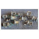 10 - Vintage Bait Caster Fishing Reels
