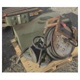 Pallet w/ Army Box ,Hydraulic Hose, Pintle Hitch