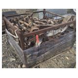 Crate of Wrought Iron Bars
