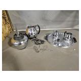 Vintage Sunbeam coffee pot (2-pcs) & Serving Set