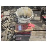 Chain Link Fence Parts, 2 Boxes of Staples