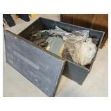 Grey Wood Trunk of Saddle Blankets