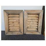 2 - Wooden Vents