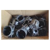 Box of Round Electrical Ceiling Boxes