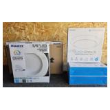 Six--Bulbrite Recessed Lights/Three--Disc Lights