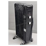 Mainstays Electric Radiator Heater - Black