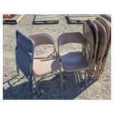 8 - Metal Folding Chairs