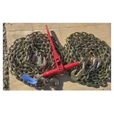 1-9200 lb Ratchet Binder/ 2- Chains