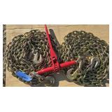 1-9200 lb Ratchet Binder/ 2- Chains