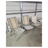 3-- Folding Chairs
