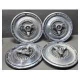 4-- Vintage Plymouth Hub Caps