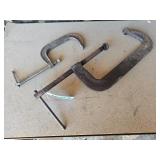 2-- Large C-Clamps