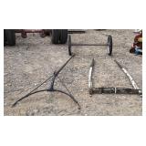 Antique Carriage Tongue w/ Axle & Shaft