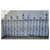 2-- Wrought Iron Fence Panels