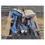 Johnson Boat Motor - Evinrude Motor & Anchor
