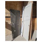 2 - Solid Doors (1 - with Frame)