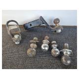 Receiver Hitch, 4- Balls, Hitch Adapter