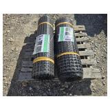 2 Rolls-- Plastic Mesh Safety Fencing Roll