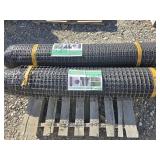 2 Rolls--Plastic Mesh Safety Fencing Roll