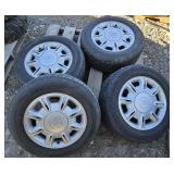 4 Tires-- P225-60R16 and Rims