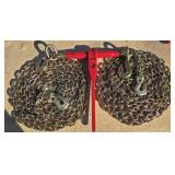 1- 5400lb Ratchet Binder/ 2- 5/16" G70 Chains
