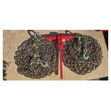 1- 5400lb Ratchet Binder/ 2- 5/16" G70 Chains