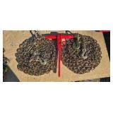 1- 5400lb Ratchet Binder/ 2- 5/16" G70 Chains