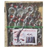 Heavy Duty D-Ring Shackle Set- 30 Pieces