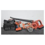 Black & Decker Blower, Drill & Saw